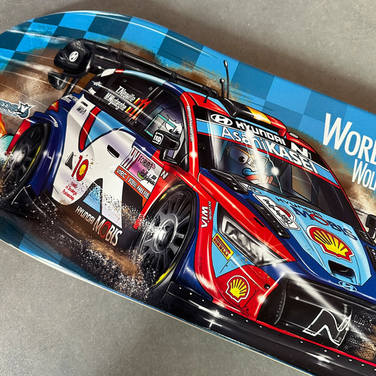 THIERRY NEUVILLE - MARTIJN WYDAEGHE - World Rally Champions 2024 Cartoon Skateboard deck!