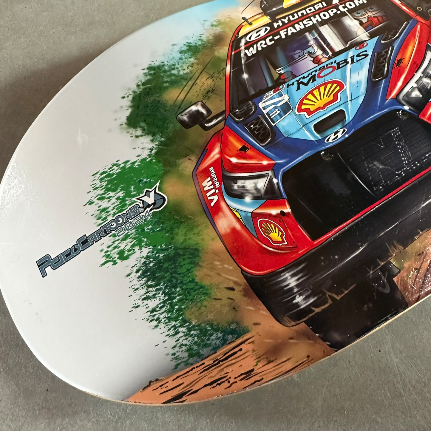 THIERRY NEUVILLE - MARTIJN WYDAEGHE - Rally of Gods 2024 Cartoon Skateboard deck!