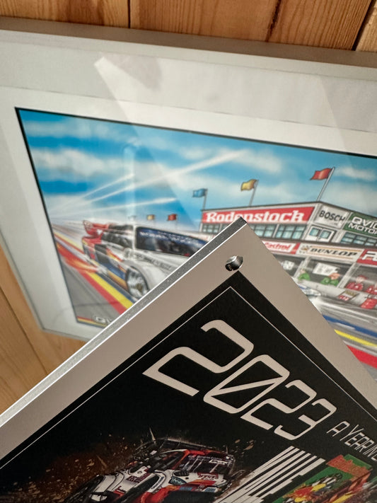 A year in Cartoon Motorsport 2023: A3 on Dibond