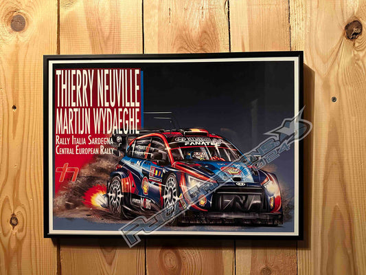 THIERRY NEUVILLE - MARTIJN WYDAEGHE A3 Poster in alu frame