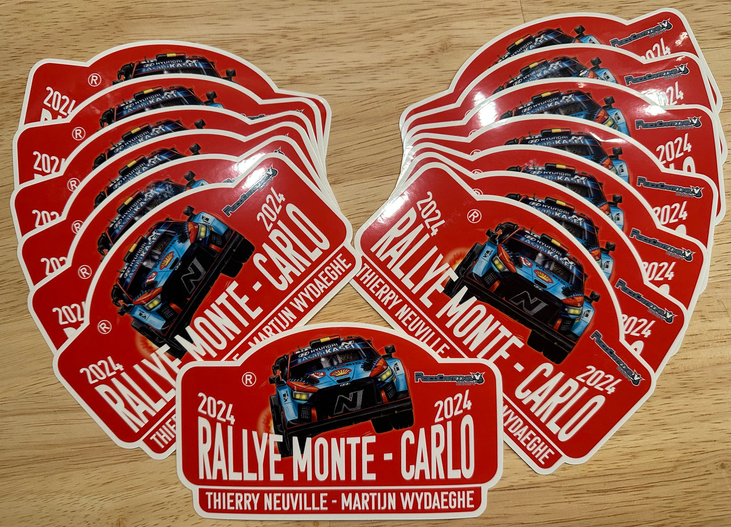 THIERRY NEUVILLE - MARTIJN WYDAEGHE - Monte 2024 Stickers