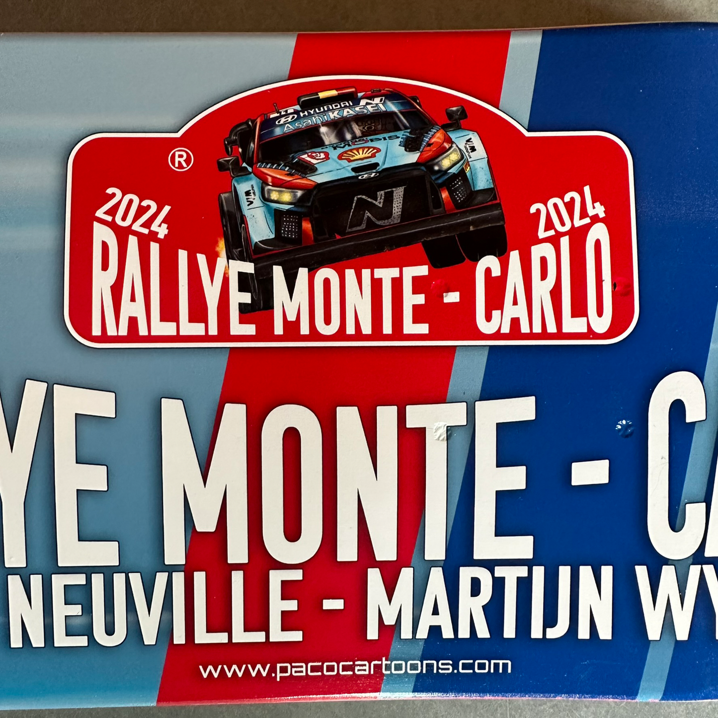 THIERRY NEUVILLE - MARTIJN WYDAEGHE - Monte 2024 Cartoon Skateboard deck!