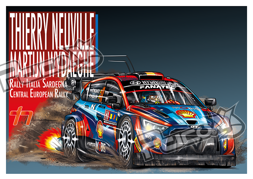 THIERRY NEUVILLE - MARTIJN WYDAEGHE A3 Poster!