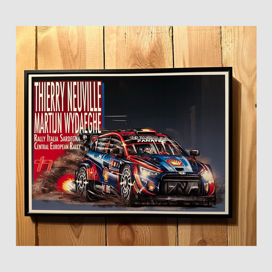 THIERRY NEUVILLE - MARTIJN WYDAEGHE A3 Poster in alu frame