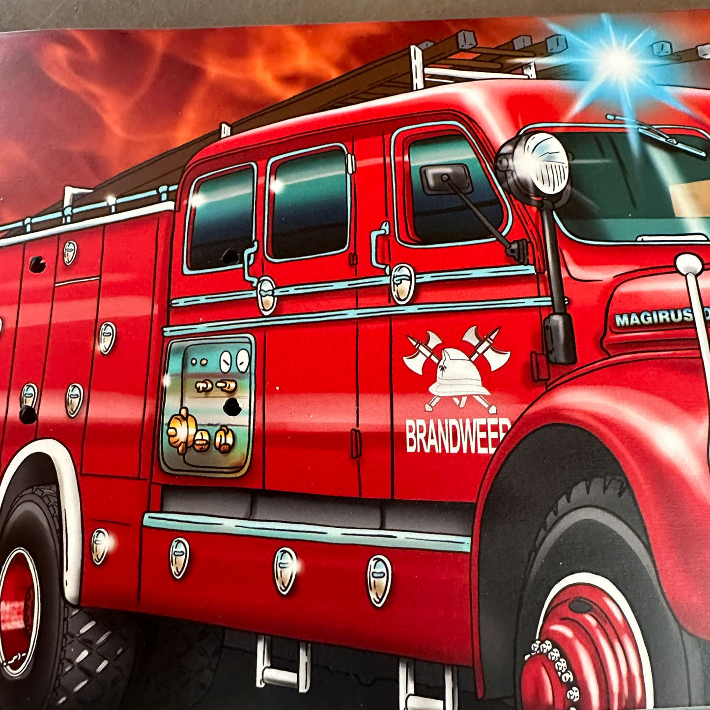 Oldschool Brandweer Skateboard deck!