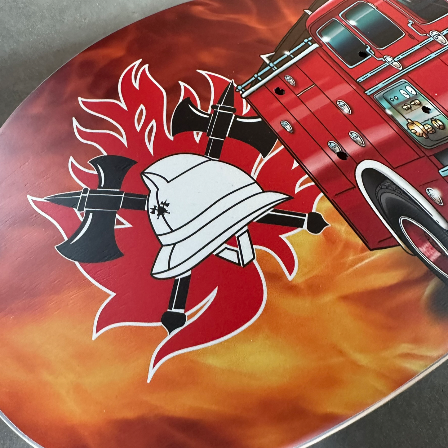 Oldschool Brandweer Skateboard deck!