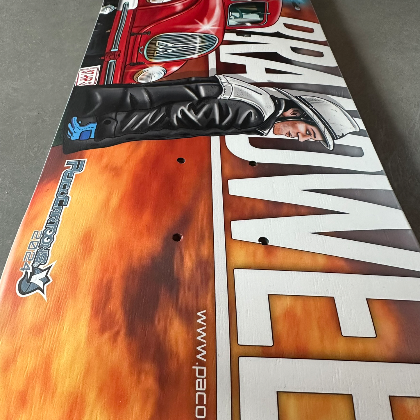 Oldschool Brandweer Skateboard deck!