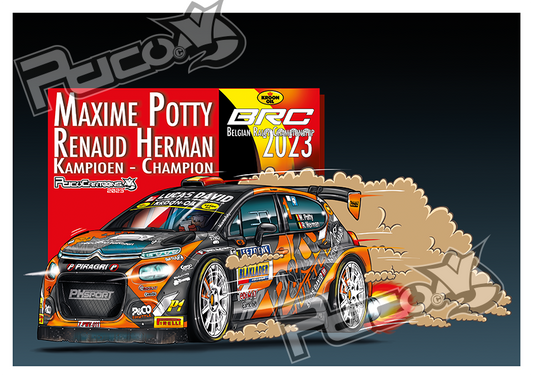 Maxime Potty - Renaud Herman A3 poster