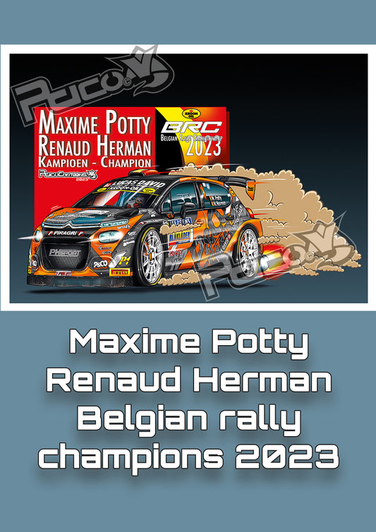 Maxime Potty - Renaud Herman A3 poster