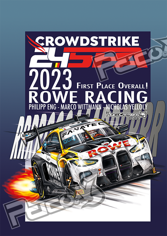 Spa 24h 2023 Winners! A3 Poster!