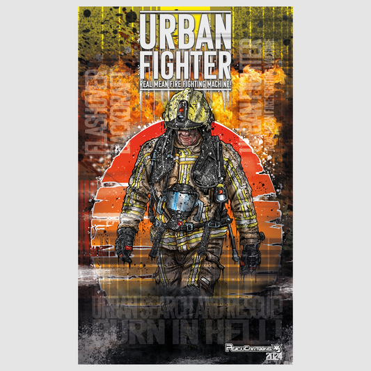 Urban Fighter - A3 framed Poster!