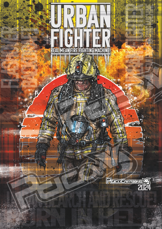 Combattant urbain - Affiche A3