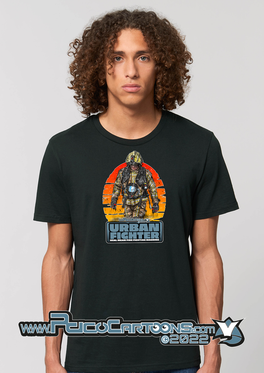 Urban Fighter; Real Mean Firefighting Machine t-shirt