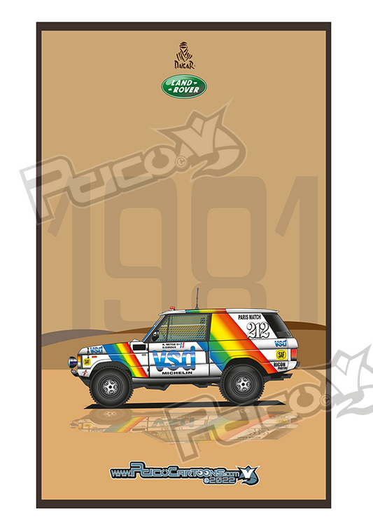 VSD-Range Rover Limited Edition Print A3