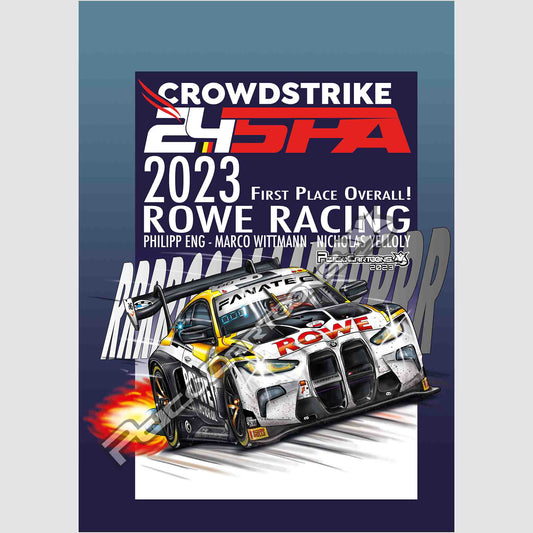 Spa 24h 2023 Winners! A3 Poster!