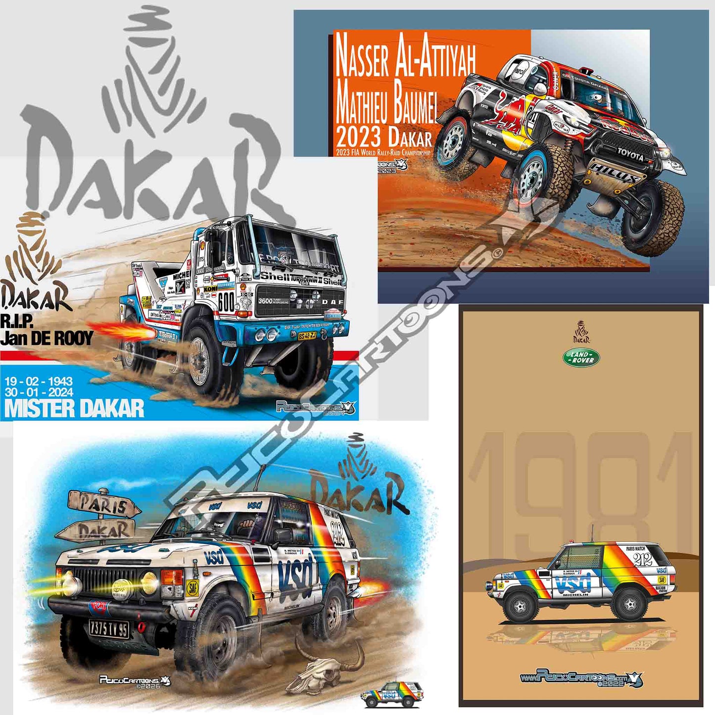 Dakar 4 Prints