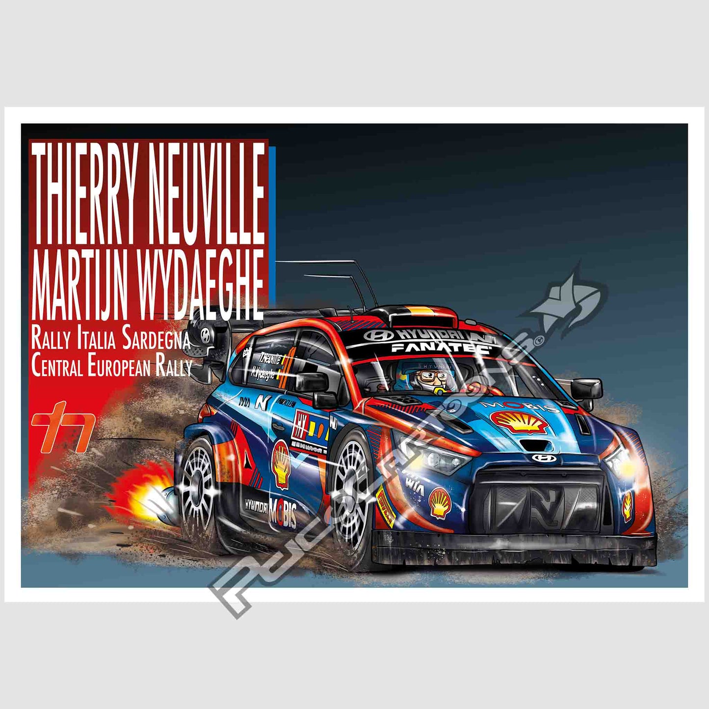 THIERRY NEUVILLE - MARTIJN WYDAEGHE A3 Poster!