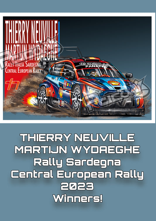 THIERRY NEUVILLE - MARTIJN WYDAEGHE A3 Poster!