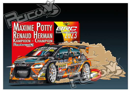 Maxime Potty - Affiche Renaud Herman A3