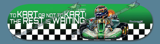 Faire du karting ou ne pas faire de karting ! Planche de skateboard !
