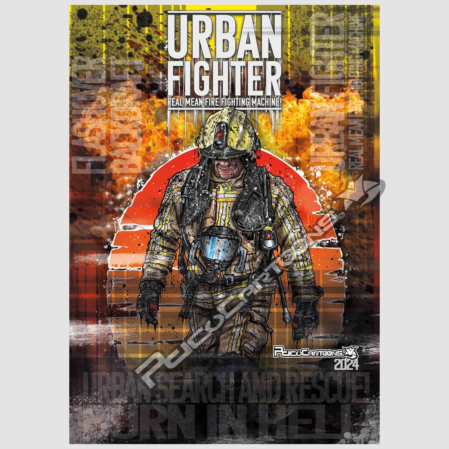 Urban Fighter - Print A3