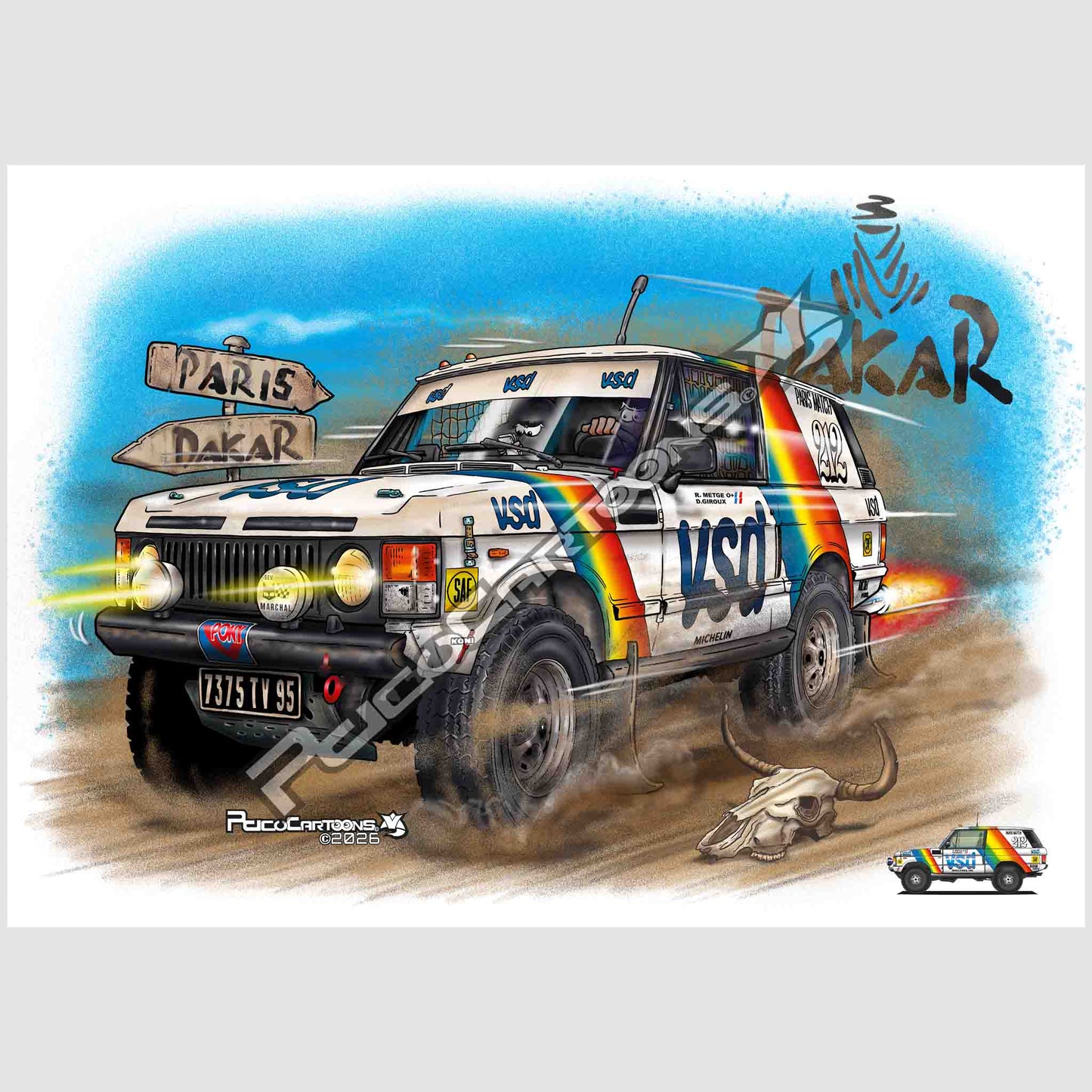 Dakar 4 Prints