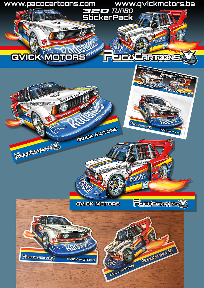 Sticker Rm5 DRM BMW Group 5: Stickers (2) – Pacocartoons